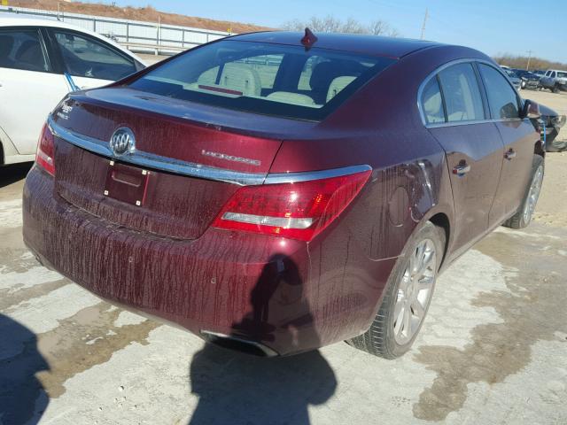 1G4GD5G30EF287212 - 2014 BUICK LACROSSE P BURGUNDY photo 4