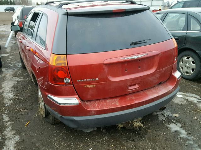2C8GM68474R558757 - 2004 CHRYSLER PACIFICA RED photo 3