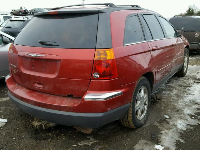 2C8GM68474R558757 - 2004 CHRYSLER PACIFICA RED photo 4