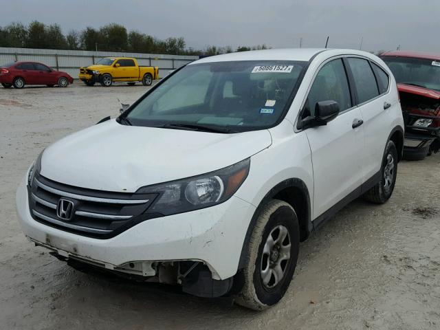 5J6RM3H35CL019927 - 2012 HONDA CR-V LX WHITE photo 2