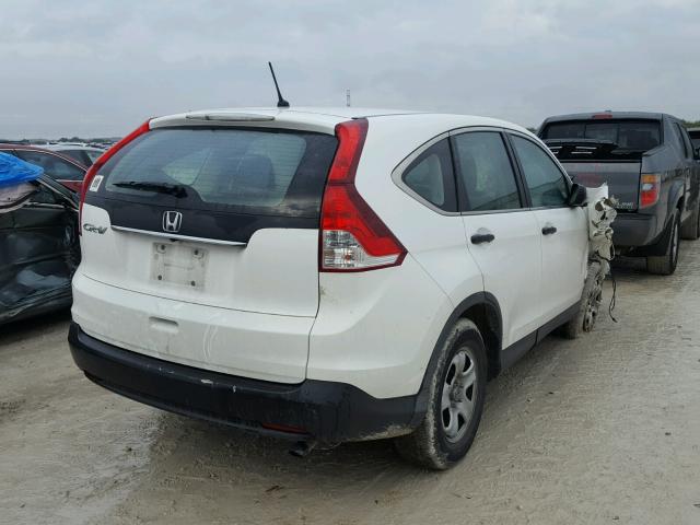 5J6RM3H35CL019927 - 2012 HONDA CR-V LX WHITE photo 4