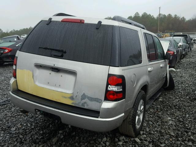 1FMEU63E87UA91456 - 2007 FORD EXPLORER X SILVER photo 4