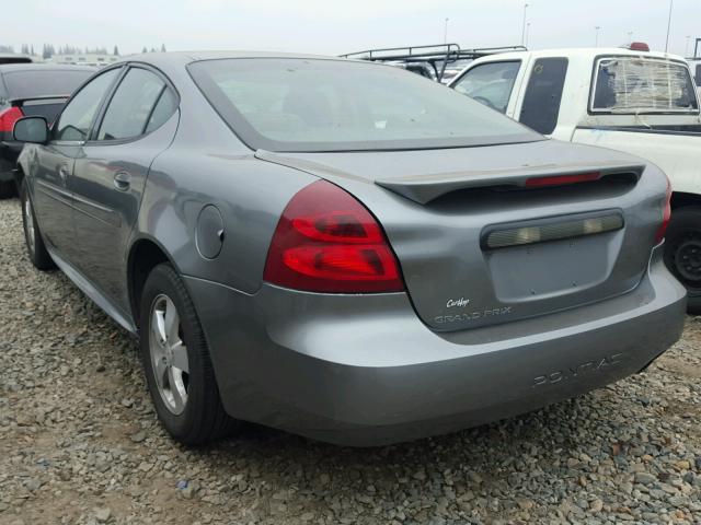 2G2WP552581137338 - 2008 PONTIAC GRAND PRIX GRAY photo 3
