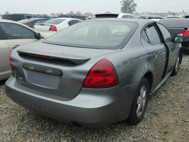 2G2WP552581137338 - 2008 PONTIAC GRAND PRIX GRAY photo 4