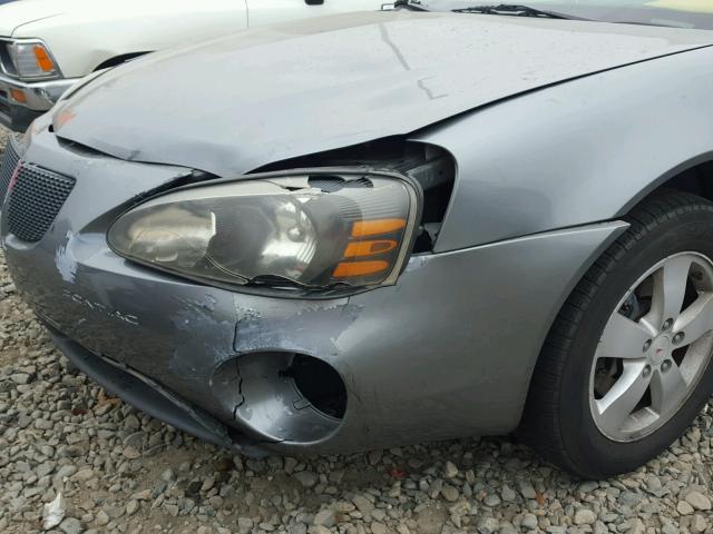 2G2WP552581137338 - 2008 PONTIAC GRAND PRIX GRAY photo 9