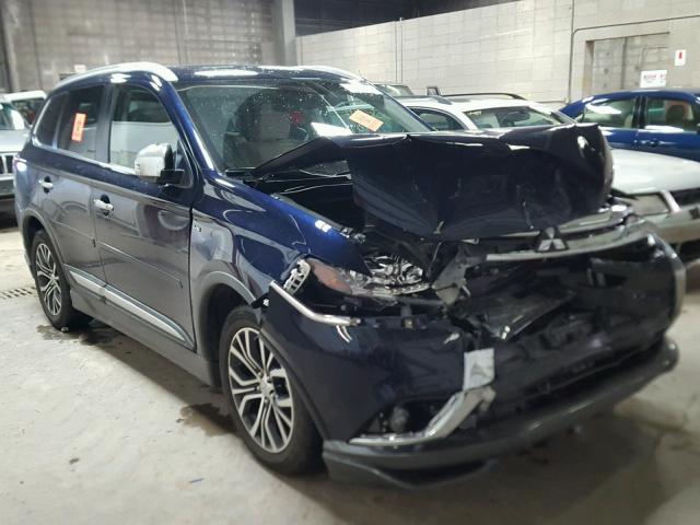 JA4JZ4AX2GZ054090 - 2016 MITSUBISHI OUTLANDER BLUE photo 1