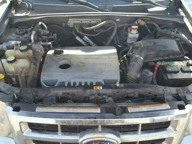 1FMCU49319KA24858 - 2009 FORD ESCAPE HYB BLUE photo 7