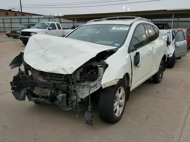 JN8AS58V29W167907 - 2009 NISSAN ROGUE S WHITE photo 2