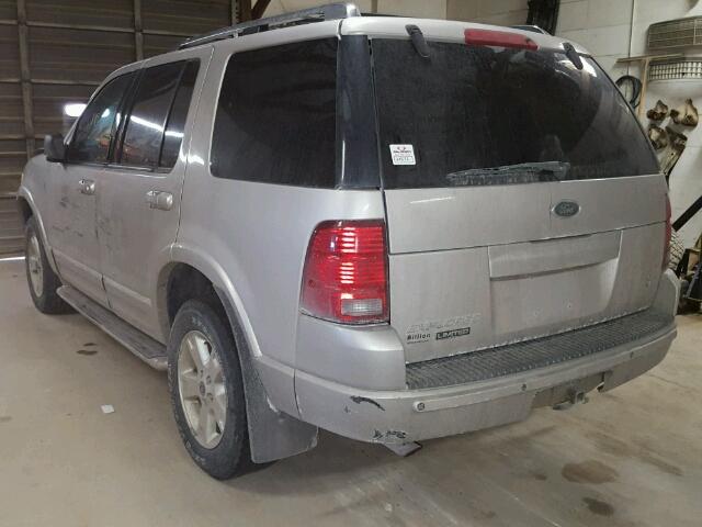 1FMZU75W74UA96219 - 2004 FORD EXPLORER L SILVER photo 3