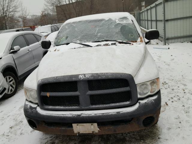 1D7HA16K94J241446 - 2004 DODGE RAM 1500 S WHITE photo 9