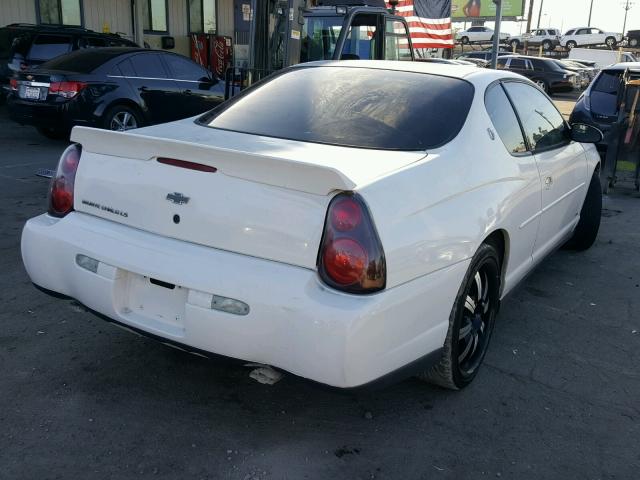 2G1WW12E619366827 - 2001 CHEVROLET MONTE CARL თეთრი ფოტო 4