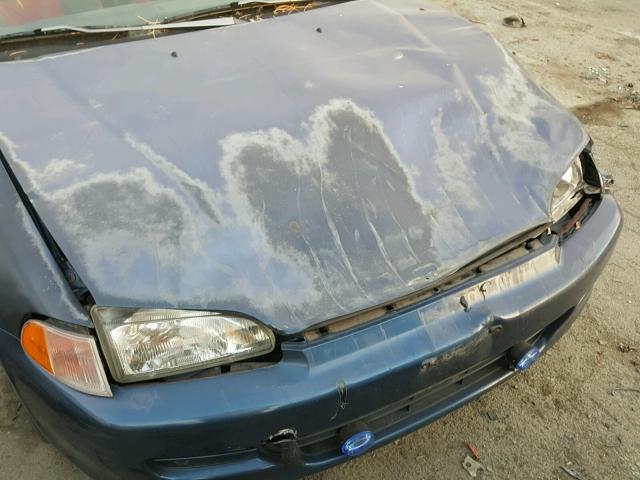 2HGEH2469RH500404 - 1994 HONDA CIVIC DX BLUE photo 9