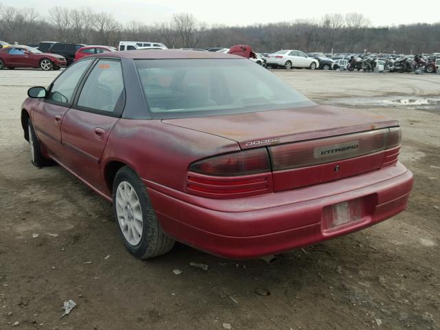 2B3HD46T8VH598813 - 1997 DODGE INTREPID RED photo 3