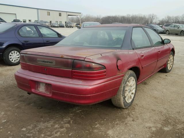 2B3HD46T8VH598813 - 1997 DODGE INTREPID RED photo 4