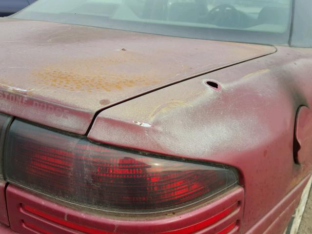 2B3HD46T8VH598813 - 1997 DODGE INTREPID RED photo 9