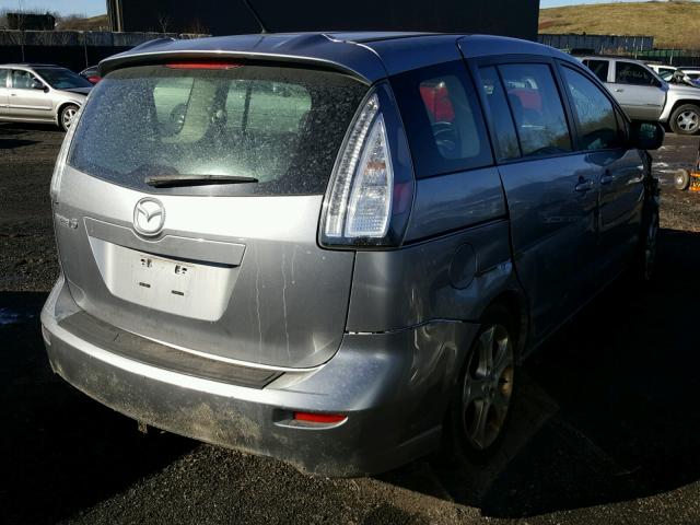 JM1CR2WL0A0368700 - 2010 MAZDA 5 SILVER photo 4