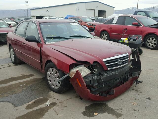 KNAGD126365451605 - 2006 KIA OPTIMA LX RED photo 1