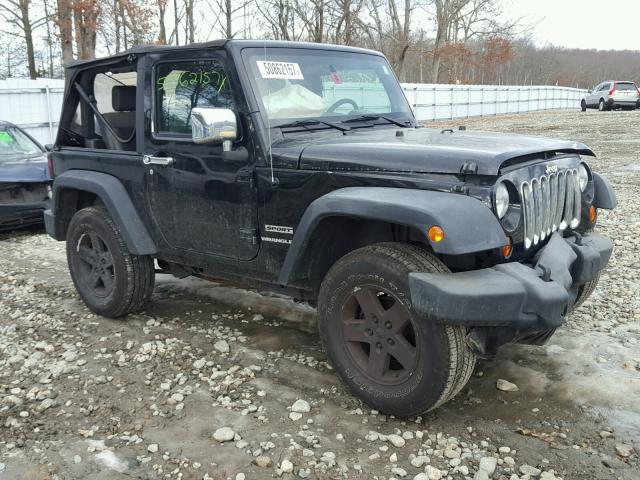 1J4AA2D15AL128065 - 2010 JEEP WRANGLER S BLACK photo 1