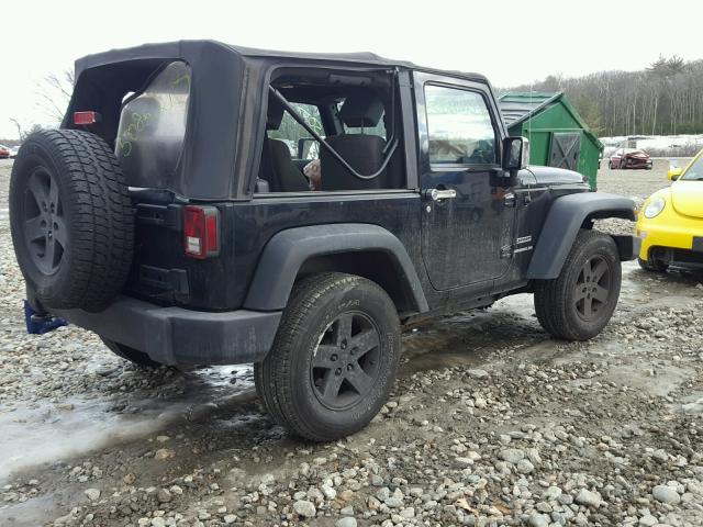 1J4AA2D15AL128065 - 2010 JEEP WRANGLER S BLACK photo 4