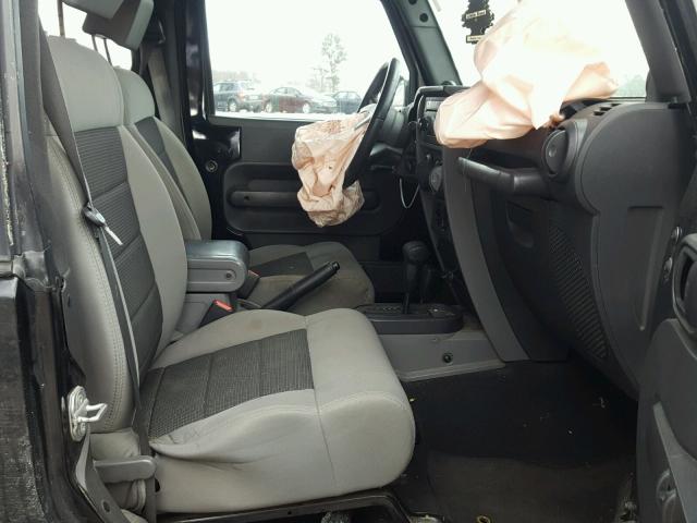 1J4AA2D15AL128065 - 2010 JEEP WRANGLER S BLACK photo 5