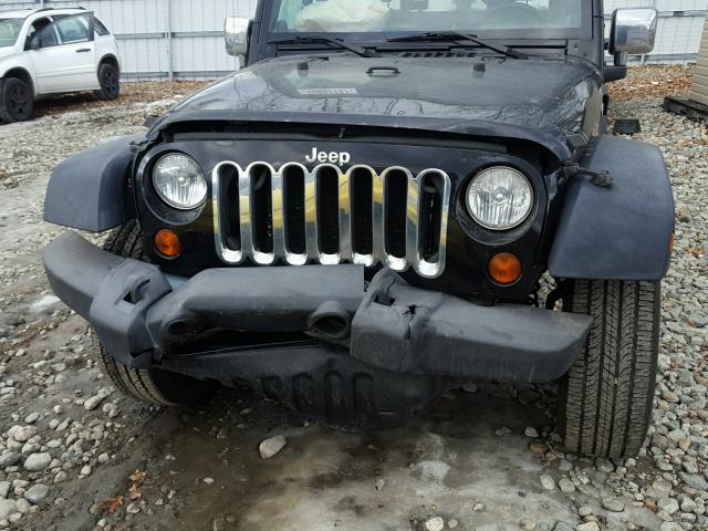 1J4AA2D15AL128065 - 2010 JEEP WRANGLER S BLACK photo 9