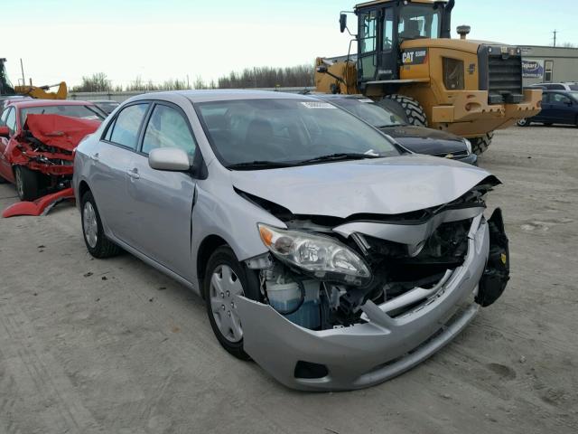 2T1BU4EE3BC560239 - 2011 TOYOTA COROLLA BA SILVER photo 1