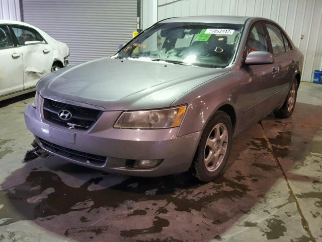 5NPEU46C96H090196 - 2006 HYUNDAI SONATA GLS SILVER photo 2