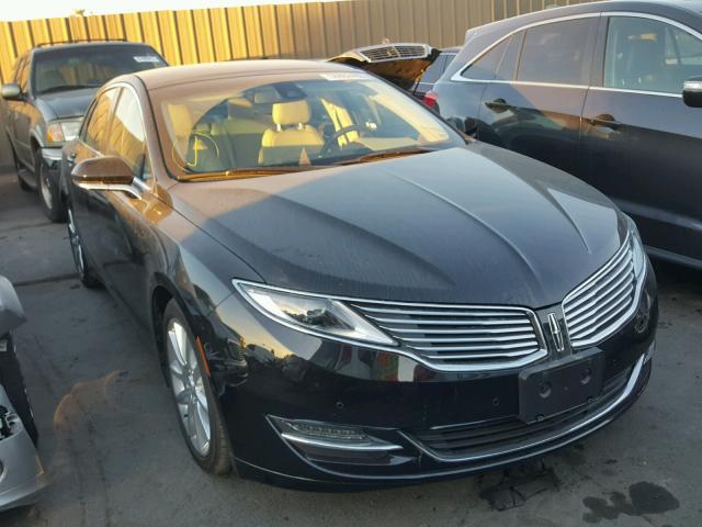 3LN6L2LU1GR604464 - 2016 LINCOLN MKZ HYBRID BLACK photo 1