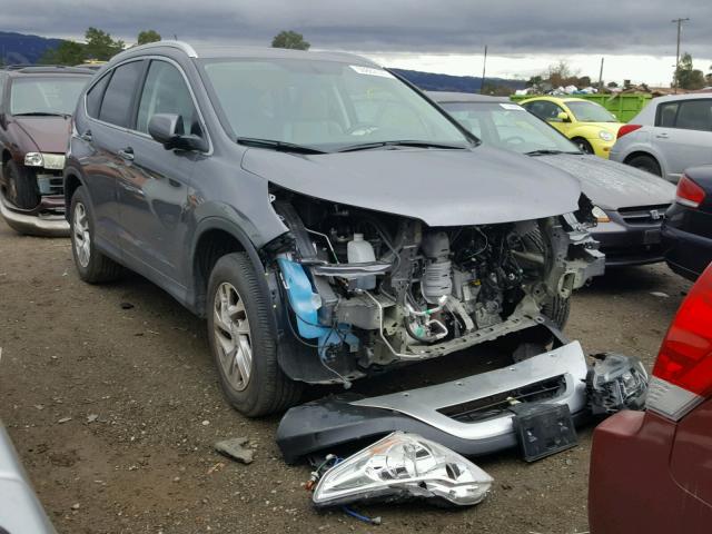 2HKRM4H74FH664401 - 2015 HONDA CR-V EXL GRAY photo 1