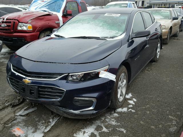1G1ZB5ST3HF287826 - 2017 CHEVROLET MALIBU LS ლურჯი ფოტო 2