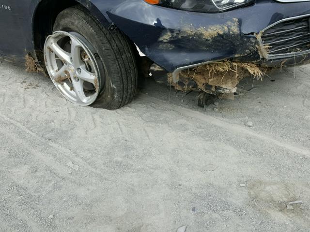 1G1ZB5ST3HF287826 - 2017 CHEVROLET MALIBU LS ლურჯი ფოტო 9