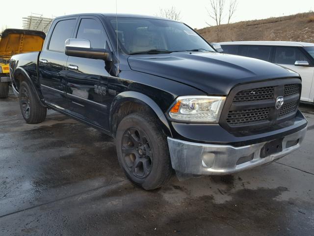 1C6RR7NT5FS549562 - 2015 RAM 1500 LARAM BLACK photo 1