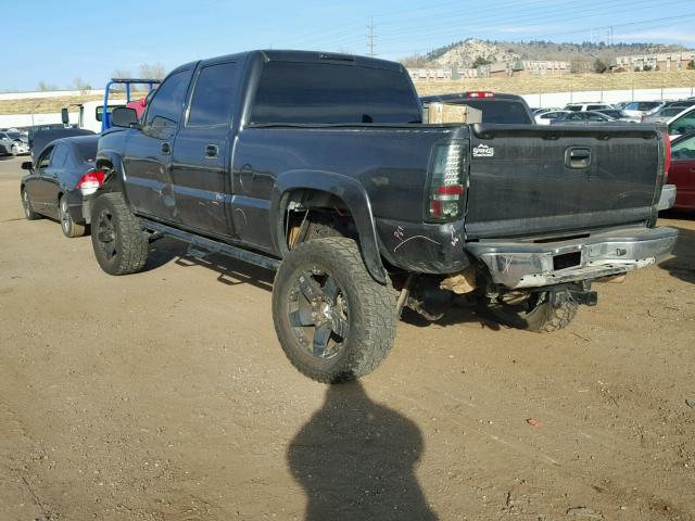 1GCHK23U14F114826 - 2004 CHEVROLET SILVERADO BLACK photo 3