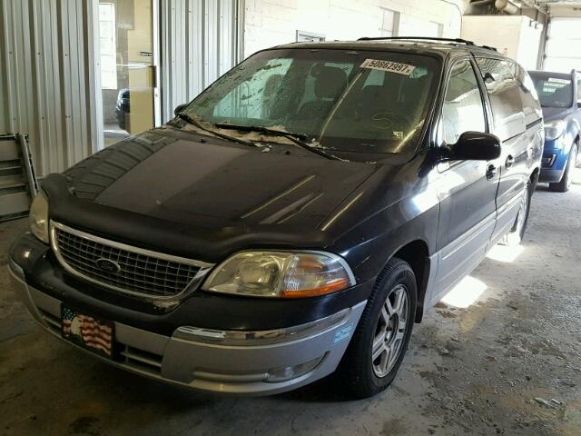 2FMZA53423BA69982 - 2003 FORD WINDSTAR S BLACK photo 2