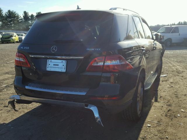 4JGDA2EB8CA046710 - 2012 MERCEDES-BENZ ML 350 BLU BLACK photo 4