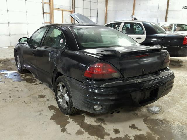 1G2NF52E34C228674 - 2004 PONTIAC GRAND AM S BLACK photo 3