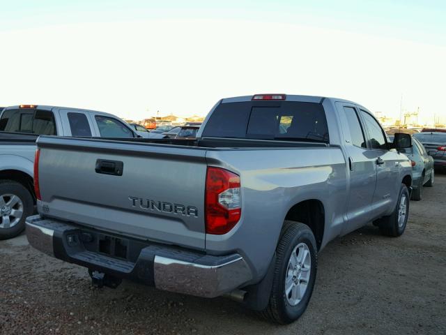 5TFRY5F17EX160971 - 2014 TOYOTA TUNDRA DOU SILVER photo 4