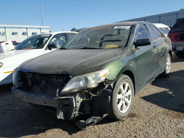 4T4BF3EK7AR072375 - 2010 TOYOTA CAMRY BASE GREEN photo 2