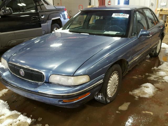 1G4HP52K4XH404100 - 1999 BUICK LESABRE CU BLUE photo 2