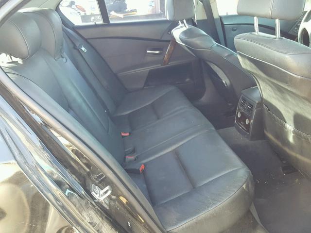 WBANE53577CY05009 - 2007 BMW 525 I BLACK photo 6