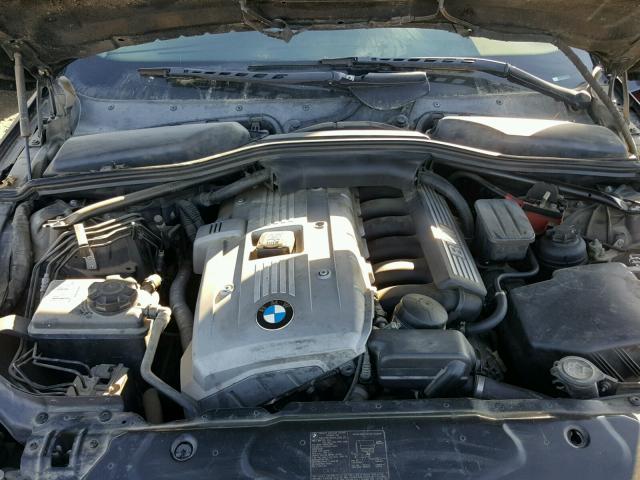WBANE53577CY05009 - 2007 BMW 525 I BLACK photo 7
