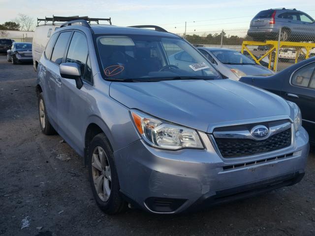 JF2SJAEC2EH468630 - 2014 SUBARU FORESTER 2 SILVER photo 1