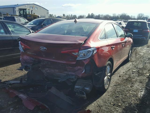 5NPE24AA4FH136075 - 2015 HYUNDAI SONATA ECO RED photo 4