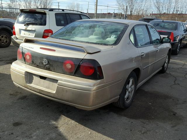 2G1WH52K549220043 - 2004 CHEVROLET IMPALA LS BEIGE photo 4