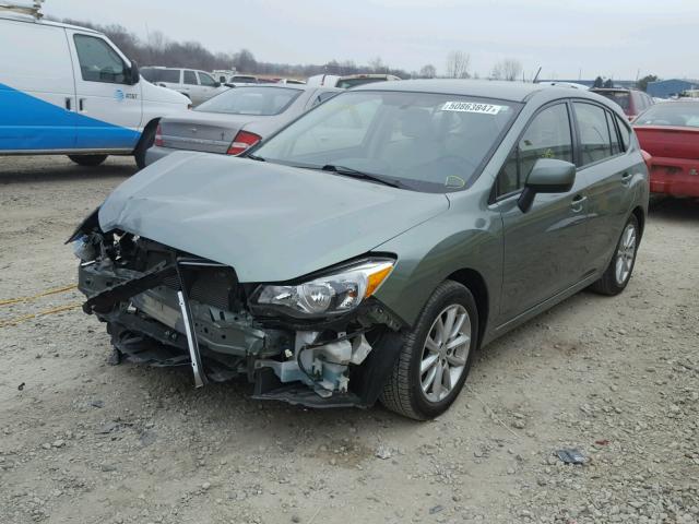 JF1GPAC68E8232456 - 2014 SUBARU IMPREZA PR GREEN photo 2