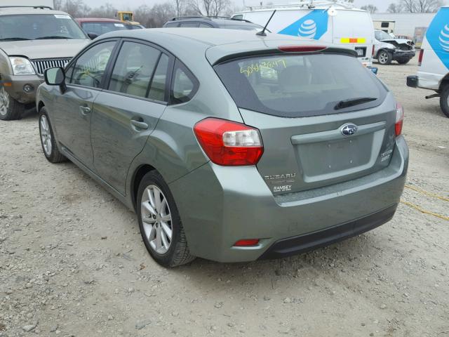 JF1GPAC68E8232456 - 2014 SUBARU IMPREZA PR GREEN photo 3