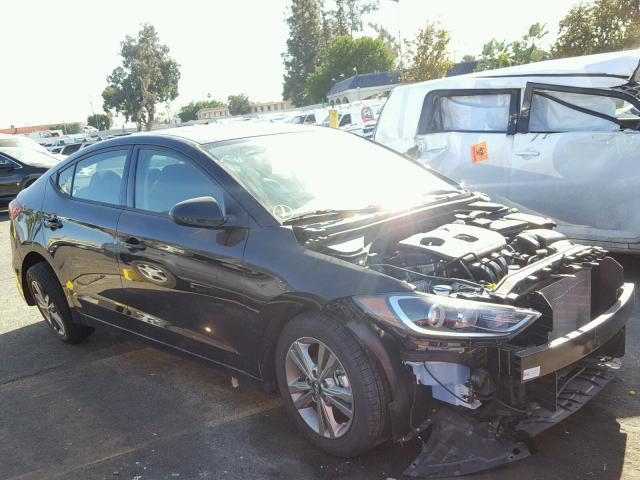 5NPD84LF2HH187354 - 2017 HYUNDAI ELANTRA SE BLACK photo 1