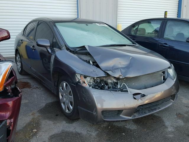 19XFA1F56AE071132 - 2010 HONDA CIVIC LX GRAY photo 1