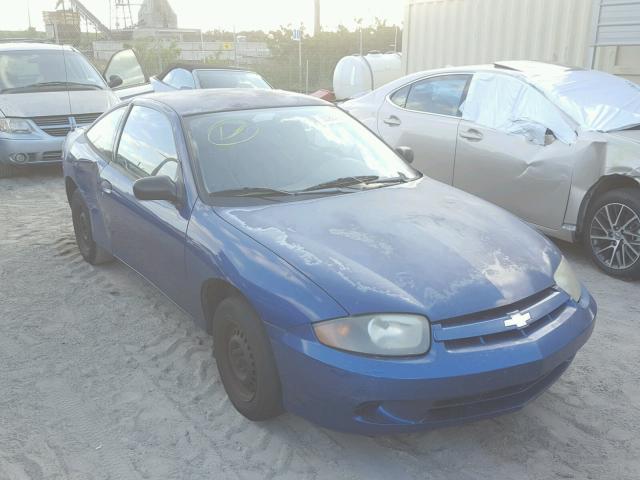 1G1JC12F937195488 - 2003 CHEVROLET CAVALIER BLUE photo 1