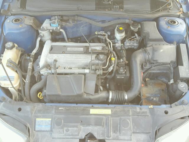 1G1JC12F937195488 - 2003 CHEVROLET CAVALIER BLUE photo 7